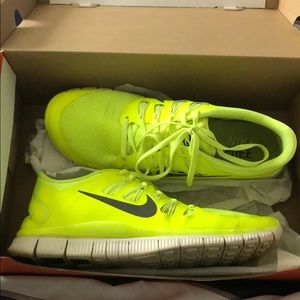 Yellow Nike Tennis Shoes